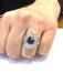 Bague Bague Or blanc Diamants Tanzanite 58 Facettes