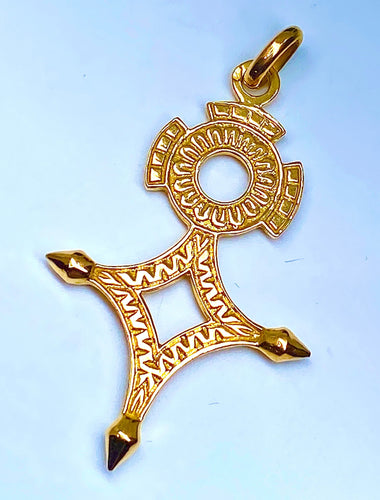 Pendentif Croix d’Agadez 58 Facettes AB192