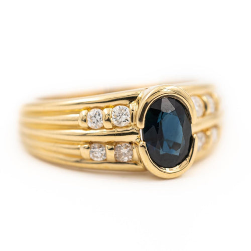 Bague 53 Bague Or jaune Saphir 58 Facettes 2220295CN