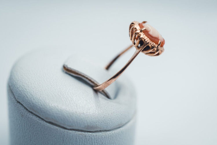 Bague 53 Bague camée en or 18 carats 58 Facettes