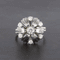 Bague 51 Bague pétales or blanc diamants 58 Facettes 20-150-49