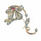 Broche Broche branche fleurie, diamants 58 Facettes 23031-0050
