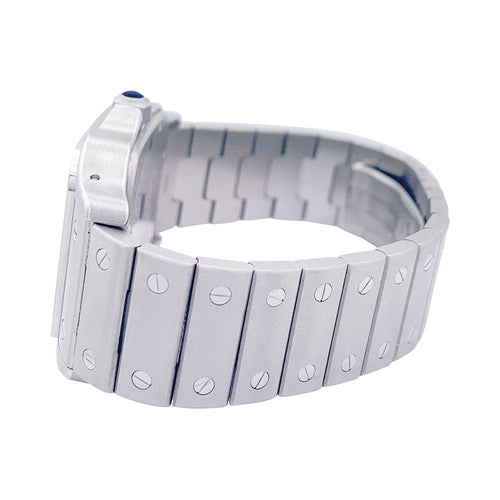 Montre Montre Cartier "Santos Galbée", acier. 58 Facettes 33497