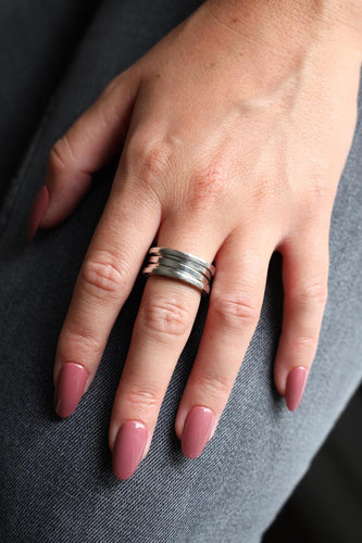 Bague 56 Bulgari Bague B.Zéro1 Or blanc 58 Facettes 2304932CN