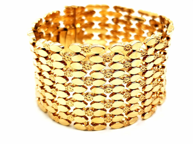 Bracelet Bracelet Manchette Or jaune 58 Facettes 1588606CN
