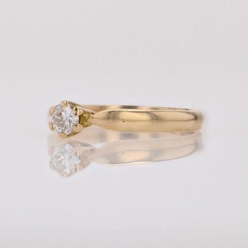 Bague 47 Bague solitaire diamant or jaune 58 Facettes 18-325