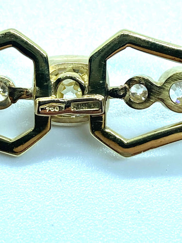 Broche Broche Barrette diamant coussin 58 Facettes