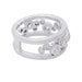 Bague 56 Bague or blanc et diamants. 58 Facettes 32223