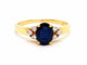 Bague 54 Bague Or jaune Saphir 58 Facettes 06323CD