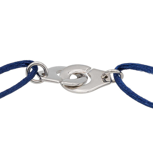 Bracelet Dinh Van Bracelet Cordon Menottes Or blanc 58 Facettes 2865694RV