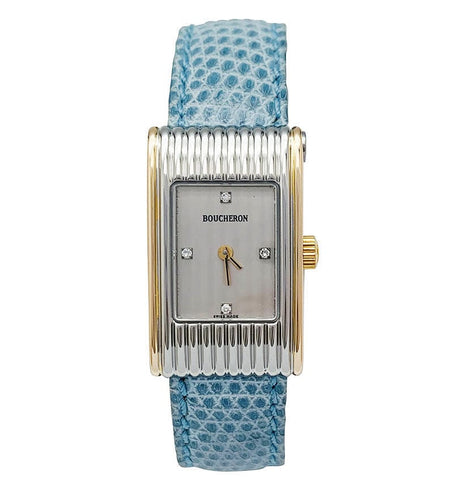 Montre Montre Boucheron "Reflet" bicolore, diamants. 58 Facettes 30749