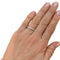 Bague 49 Alliance Tiffany & Co.,"Eternité demi-cercle", platine et diamants. 58 Facettes 31202