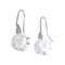 Boucles d'oreilles Boucles d'oreilles Chanel, "Camélia", or blanc, diamants. 58 Facettes 32717