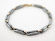 Bracelet vintage bracelet CARTIER a maillons 19 or jaune 18k hematite 58 Facettes 258414