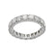 Bague 53 Alliance or blanc, diamants. 58 Facettes 30906