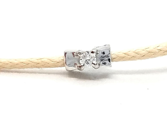 Bracelet Bracelet Cordon Or blanc Diamant 58 Facettes 578832RV