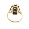 Bague 54 Bague vintage 2 Ors Emeraude Diamants 58 Facettes 33948