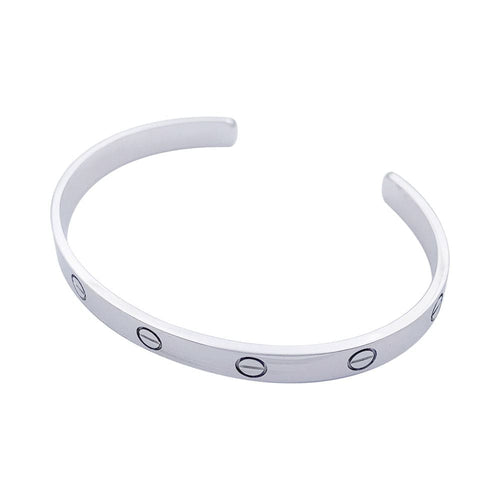 Bracelet Bracelet Cartier, "Love", or blanc. 58 Facettes 32446