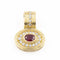 Pendentif Pendentif Or jaune Rubis 58 Facettes 2057908CN