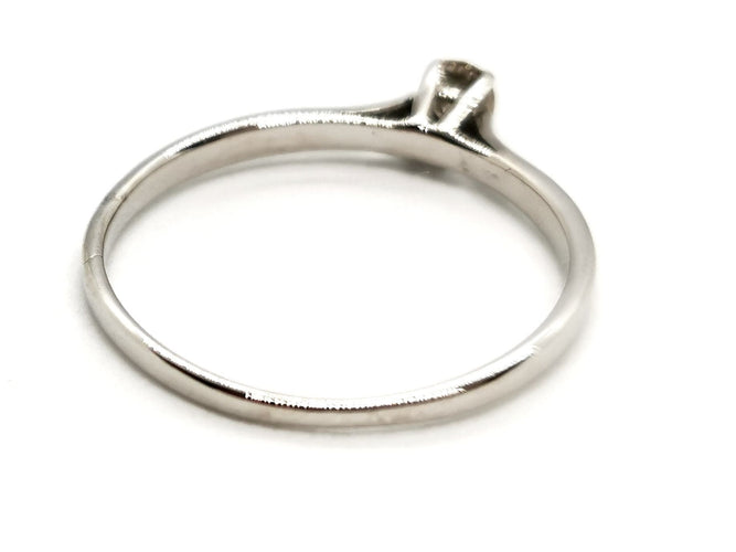 Bague 53 Bague Solitaire Or blanc Diamant 58 Facettes 1430574CN