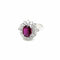 Bague Bague en grappe de diamants rubis de 1,94 carat certifiée par le domaine 58 Facettes