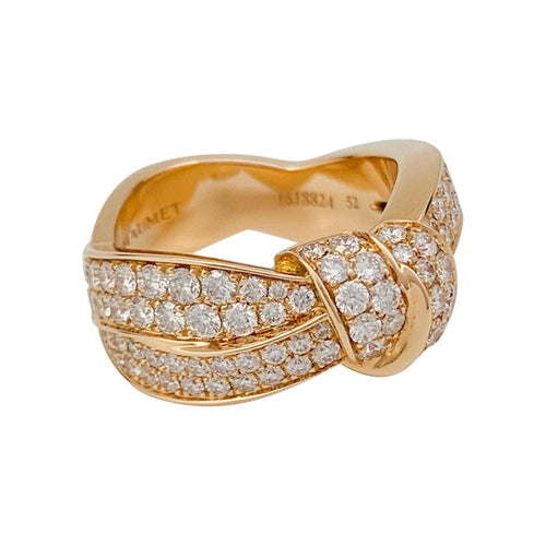 Bague 52 Bague Chaumet, "Liens Séduction", or rose et diamants. 58 Facettes 31661