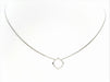 Collier Collier Transparence Or blanc 58 Facettes 578935RV