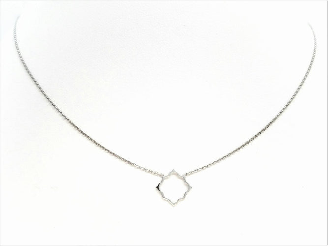 Collier Collier Transparence Or blanc 58 Facettes 578935RV