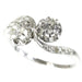 Bague 59 Toi et moi ring diamond, platinum 58 Facettes 16056-0037