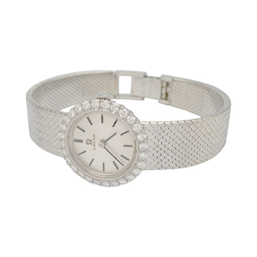 Montre Montre Omega or blanc et diamants. 58 Facettes 31318