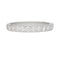 Bague 50 Alliance demi-tour or blanc, diamants. 58 Facettes 31235