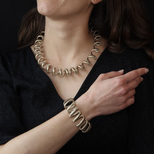 Collier Collier tubogas en spirale vermeil 58 Facettes N23CL1653