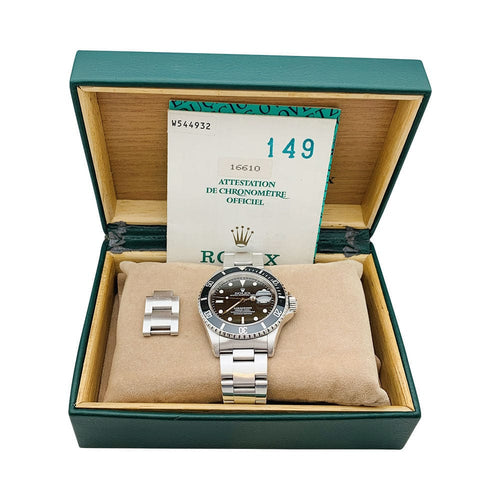 Montre Montre Rolex "Submariner" en acier. 58 Facettes 31413