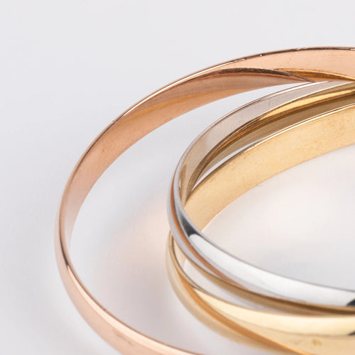 Bracelet Bracelet 3 ors de la maison Cartier collection Trinity 58 Facettes