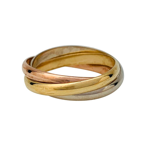 Bague 53 Bague Cartier, "Trinity", trois ors, petit modèle. 58 Facettes 31300