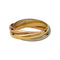 Bague 53 Bague Cartier, "Trinity", trois ors, petit modèle. 58 Facettes 31300