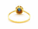 Bague 56 Bague Or jaune Saphir 58 Facettes 06321CD