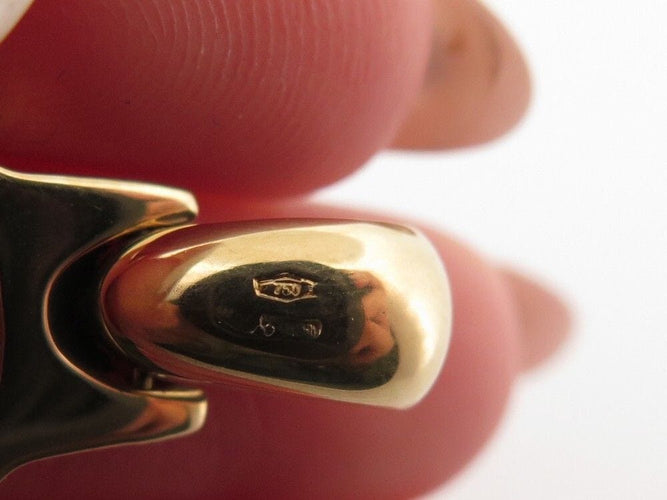 Collier collier POMELLATO pendentif croix chaine maille jaseron or 18k 58 Facettes 258004