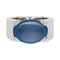 Bague 50 Bague Cartier, "Tankissime", or blanc, calcédoine bleue. 58 Facettes 32073