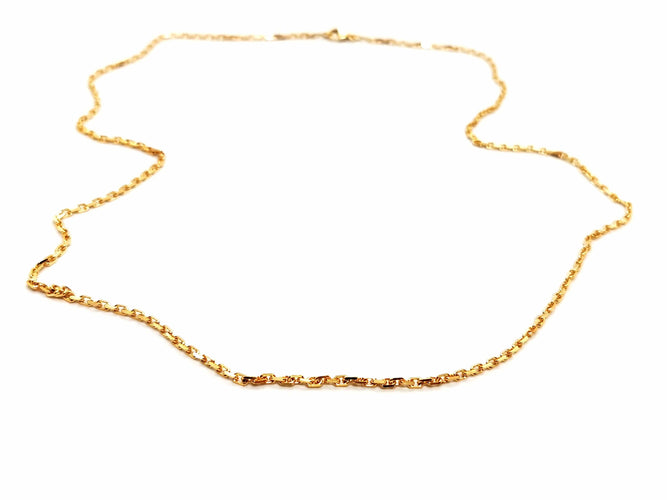 Collier Collier Maille forçat Or jaune 58 Facettes 1523663CN