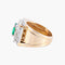 Bague Bague Tank Emeraude Diamants 58 Facettes
