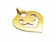 Pendentif O.J. Perrin Pendentif Coeur Légendes Or jaune 58 Facettes 1186446CN