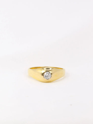 Bague Bague jonc anglais diamant 0,15ct 58 Facettes J8