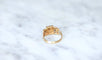Bague Bague retro or rose et diamant 58 Facettes