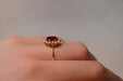 Bague Marguerite Rubis et Diamants 58 Facettes Ref1823