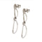 Boucles d'oreilles Boucles d'oreilles pendantes 2 ovales 58 Facettes 29414