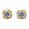 Boucles d'oreilles Boucles d'oreilles Puces Or jaune Diamant 58 Facettes 2822724CN