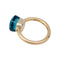 Bague 55 Bague Pomellato,"Nudo Classic, or blanc, or rose, topaze blue London. 58 Facettes 31116D