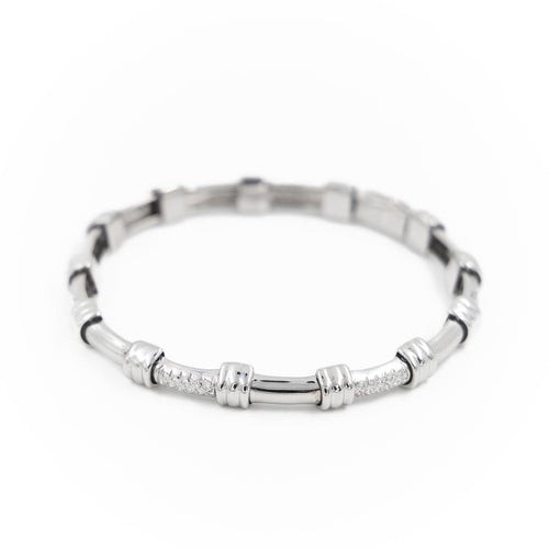 Bracelet Bracelet Or blanc Diamant 58 Facettes 1931130CN