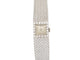 Montre vintage montre EBEL carre en or blanc 18k et diamants 0.4ct mecanique 58 Facettes 250142